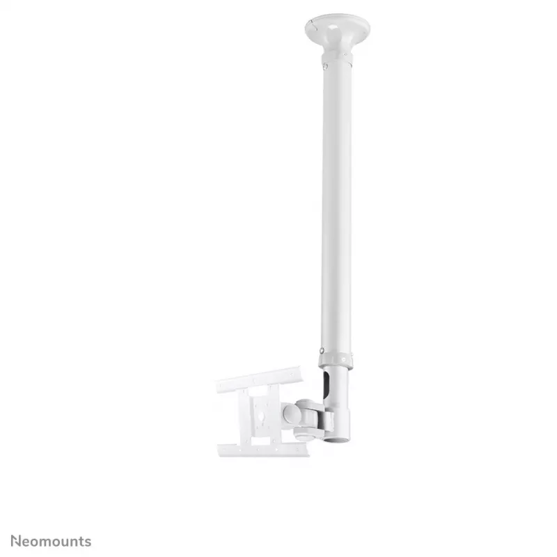 Neomounts FPMA-C100WHITE uchwyt do monitora/telewizora sufitowy 10-30 cali - wys. 79-129 cm