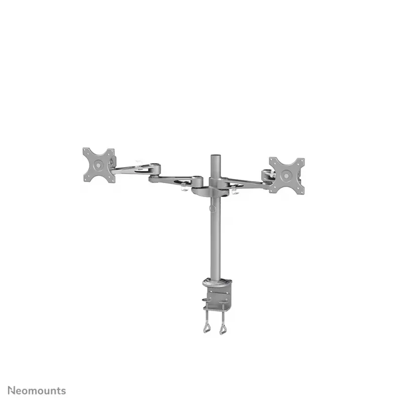 Neomounts FPMA-D935D Uchwyt do monitora 14-27 cali, zacisk, 6 kg, 35,6 cm (14 cali), 68,6 cm (27 cali), 100 x 100 mm, Srebrny