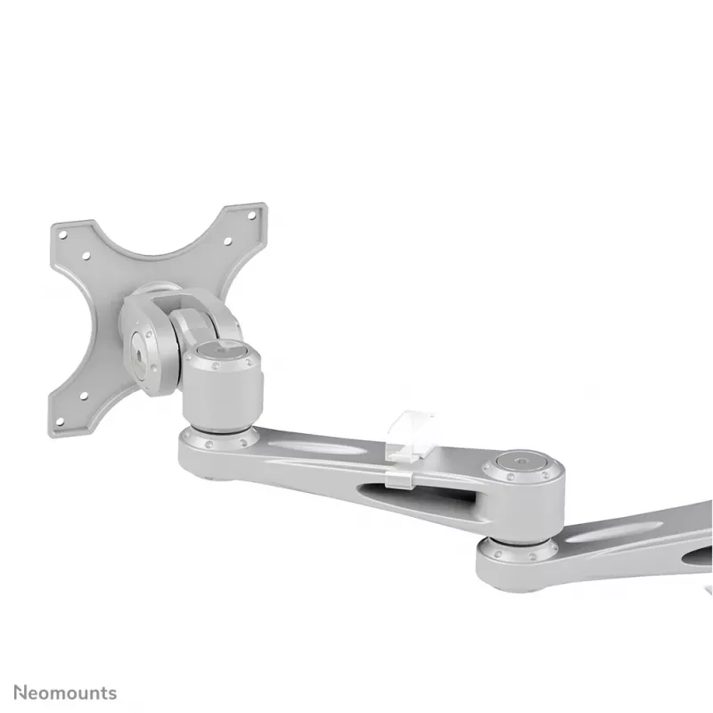 Neomounts FPMA-D935D Uchwyt do monitora 14-27 cali, zacisk, 6 kg, 35,6 cm (14 cali), 68,6 cm (27 cali), 100 x 100 mm, Srebrny