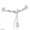 Neomounts FPMA-D935D Uchwyt do monitora 14-27 cali, zacisk, 6 kg, 35,6 cm (14 cali), 68,6 cm (27 cali), 100 x 100 mm, Srebrny
