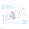 Neomounts DS15-630WH1 Uchwyt na tablet na biurko i ścianę 9,7-11 cali - blokowany