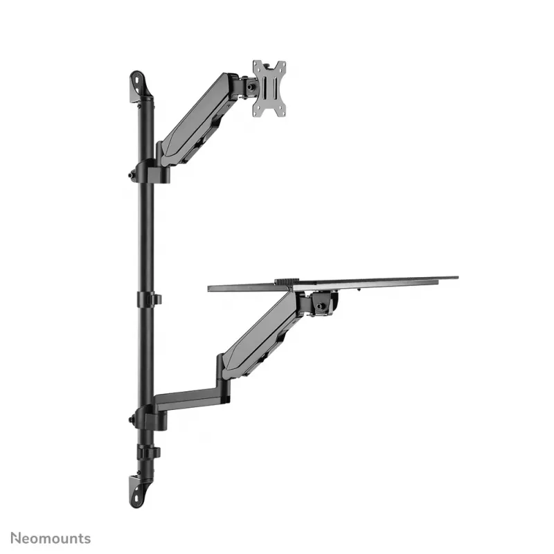 Wall Mounted Sit-Stand Workstation Neomounts WL90-325BL1 max weight 9 kg