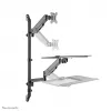 Wall Mounted Sit-Stand Workstation Neomounts WL90-325BL1 max weight 9 kg