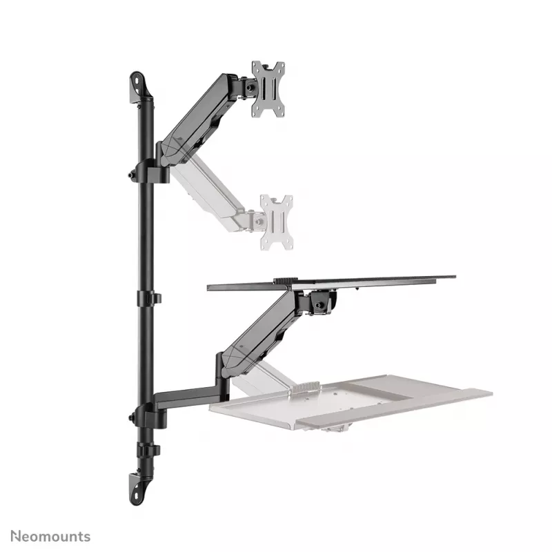 Wall Mounted Sit-Stand Workstation Neomounts WL90-325BL1 max weight 9 kg