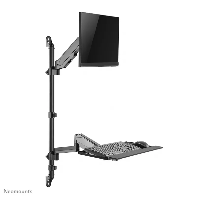 Wall Mounted Sit-Stand Workstation Neomounts WL90-325BL1 max weight 9 kg