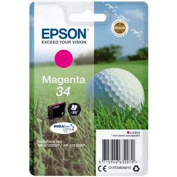 Wkład Epson 34 Magenta 300 stron C13T34634010