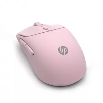 Mysz bezprzewodowa HP 400 Quiet Pink, oburęczna, RF + Bluetooth, 6000 DPI, różowa