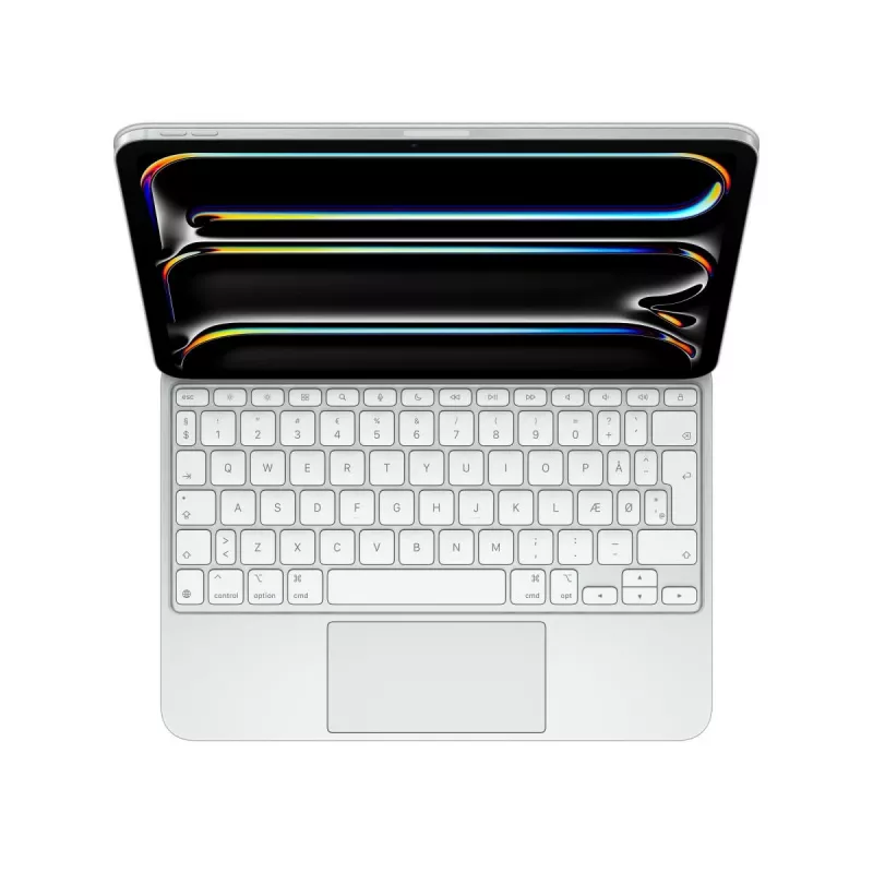 APPLE Magic klawiatura For iPad Pro 11-inch (m5) - duński - biały
