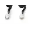 Przewód połączeniowy DIGITUS UAE, RJ10 2,00 m, CU, 4x7x0,12 mm, nieekranowany, M/M, płaski, helikalny, czarny