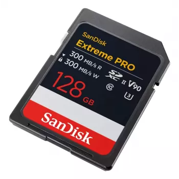 Flash memory SanDisk Extreme PRO 128 GB SDXC UHS-II Model SDSDXDM-128G-GN4IN