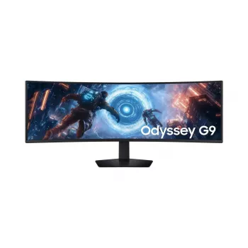 Monitor LCD Samsung G91F 49 cali Dual QHD 5120×1440 32:9 VA Zakrzywiony 1 ms 144 Hz USB 3.2 Gen1 VESA Regulacja wysokości