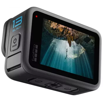 Kamera akcji GoPro HERO13 Black Bundle — 5.3K Ultra HD, 27,6 MP CMOS, 240 kl./s, 2,27-calowy LCD, 2-krotny zoom cyfrowy, dźwięk stereo WAV
