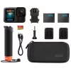 Kamera akcji GoPro HERO13 Black Bundle — 5.3K Ultra HD, 27,6 MP CMOS, 240 kl./s, 2,27-calowy LCD, 2-krotny zoom cyfrowy, dźwięk stereo WAV