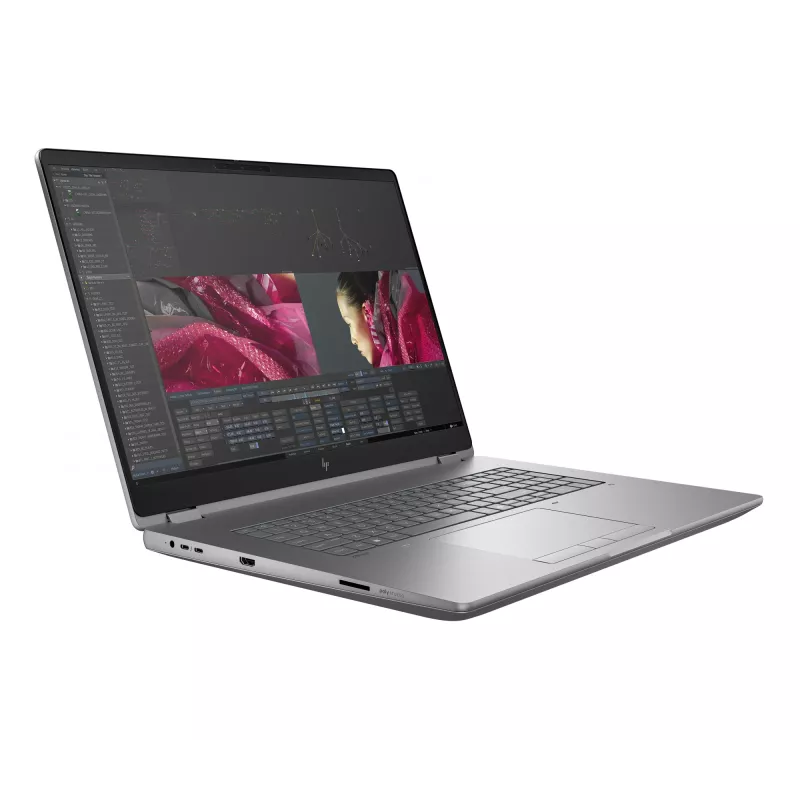 HP ZBook Fury G1i Intel Core Ultra 7 255HX Mobilna stacja robocza 45,7 cm (18 cali) WQXGA 32 GB DDR5-SDRAM 1 TB SSD NVIDIA RTX PRO 2000 Blackwell Wi-Fi 7 (802.11be) Windows 11 Pro AI Workstation, AI PC Srebrny