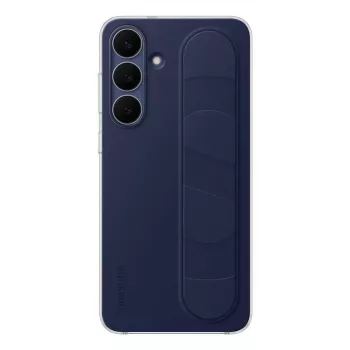 Etui ochronne z uchwytem i podstawką Samsung do Galaxy S25 FE — pokrowiec, granatowe, do ekranu 17 cm (6,7 cala), podstawka biurkowa