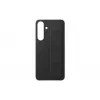 Ochronne etui z uchwytem stojącym Samsung do Galaxy S25 FE, czarne, podstawka na biurko