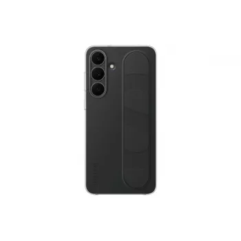 Ochronne etui z uchwytem stojącym Samsung do Galaxy S25 FE, czarne, podstawka na biurko