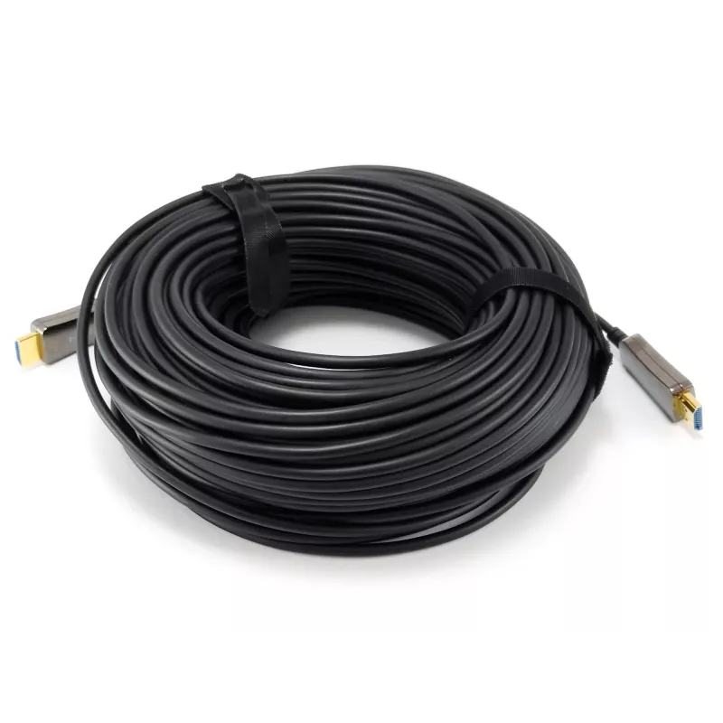 Equip HDMI 2.0 Active Optical kabel AM/AM, 50m, 4K/60Hz, 50 m, HDMI Typ A (Standard), HDMI Typ A (Standard), 3D, Czarny