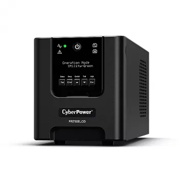 CyberPower PR750ELCD zasilacz awaryjny (UPS) Line-Interactive 0,75 kVA 675 W 6 gniazd AC