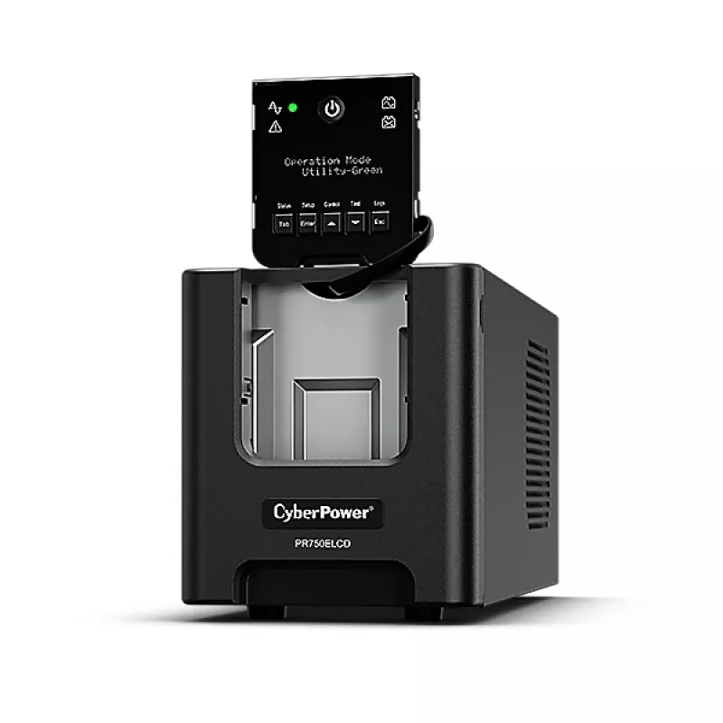 CyberPower PR750ELCD zasilacz awaryjny (UPS) Line-Interactive 0,75 kVA 675 W 6 gniazd AC
