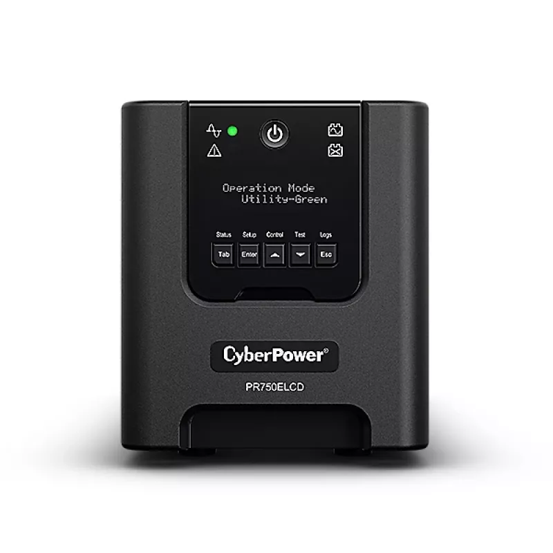 CyberPower PR750ELCD zasilacz awaryjny (UPS) Line-Interactive 0,75 kVA 675 W 6 gniazd AC