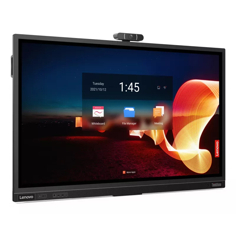 Monitor komputerowy Lenovo ThinkVision T65 165,1 cm (65 cali) 3840 x 2160 pikseli 4K Ultra HD LED Dotykowy Czarny