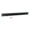 Equip 333319 jednostka dystrybucji zasilania (PDU) 6 gniazd AC 1U Czarny