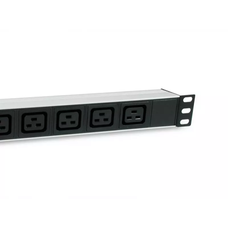Equip 333319 jednostka dystrybucji zasilania (PDU) 6 gniazd AC 1U Czarny