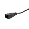 Equip 333319 jednostka dystrybucji zasilania (PDU) 6 gniazd AC 1U Czarny