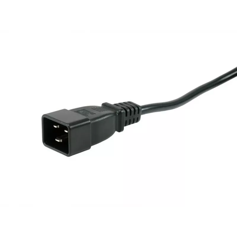 Equip 333319 jednostka dystrybucji zasilania (PDU) 6 gniazd AC 1U Czarny