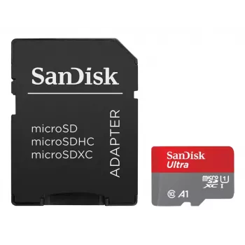 WESTERN DIGITAL SanDisk Ultra micro SDXC 64 GB plus adapter SD 140 MB/s A1 Klasa 10 UHS-I - 2 szt.