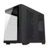Obudowa FSP M580-BP Plus Midi Tower mITX, mATX Czarna ARGB, Midi Tower, PC, Czarny, ATX, micro ATX, Mini-ITX, Szkło, SPCC, 16 cm