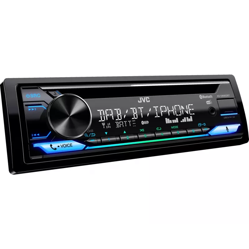 JVC KD-DB922BT Czarny 200 W Bluetooth