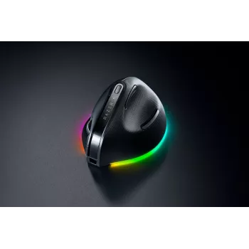 Mysz RAZER Pro Click V2 Vertical Edition Bezprzewodowa / Przewodowa Czarna