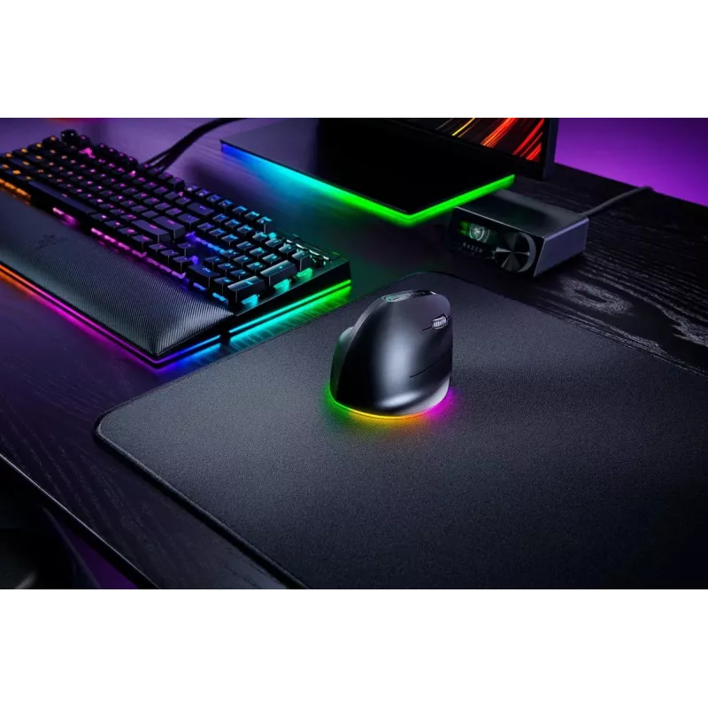 Mysz RAZER Pro Click V2 Vertical Edition Bezprzewodowa / Przewodowa Czarna