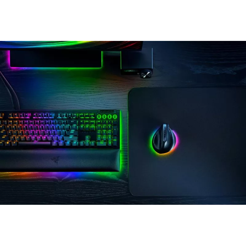 Mysz RAZER Pro Click V2 Vertical Edition Bezprzewodowa / Przewodowa Czarna