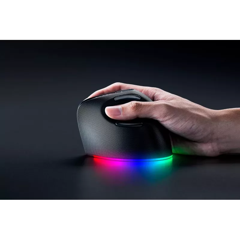 Mysz RAZER Pro Click V2 Vertical Edition Bezprzewodowa / Przewodowa Czarna