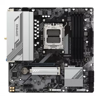 Płyta główna GIGABYTE B650M GAMING PLUS WIFI - AMD Ryzen 9000, 5+2+2 fazy VRM, do 8000MHz DDR5, 2xPCIe 4.0 M.2, 2.5GbE LAN, Wi-Fi 6E, USB 3.2 Gen 1