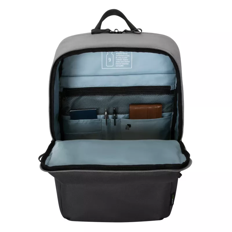 Backpack Targus Sagano 39.6 cm 15.6 inch Czarny Szary 2 kieszenie przednie