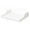 DIGITUS 2U stała półka wentylowana do montażu w szafie rack, kolor szary (RAL 7035), do 25 kg, 85x483x350 mm