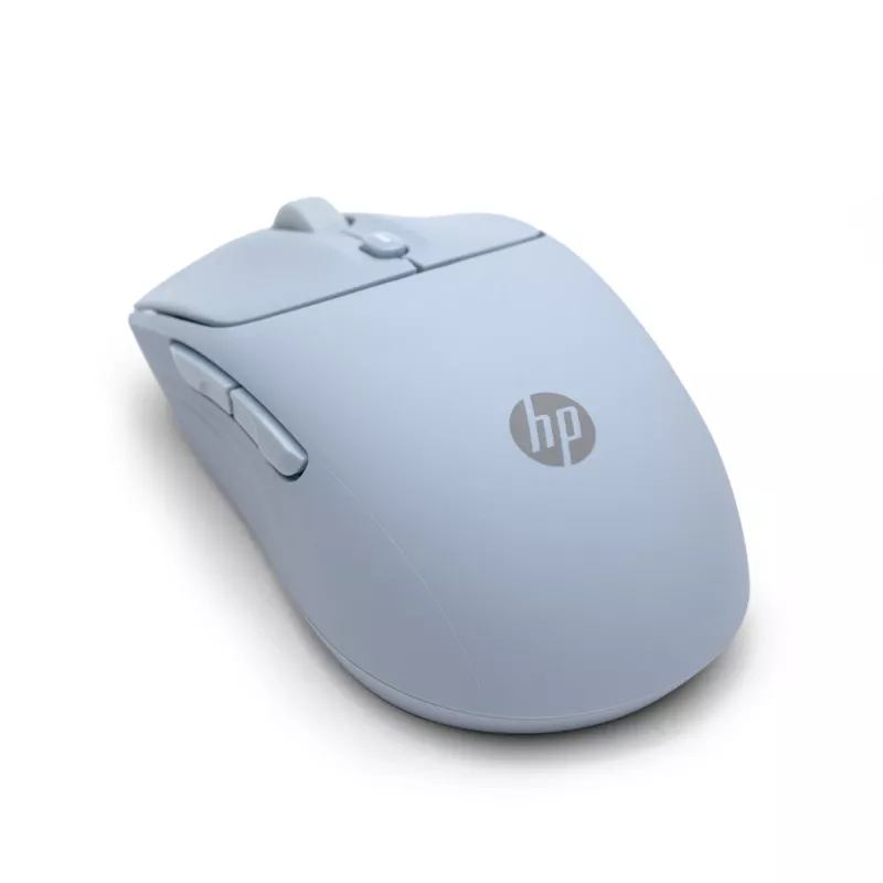 Mysz bezprzewodowa HP 400 Quiet Blue, oburęczna, RF + Bluetooth, 6000 DPI, niebieska