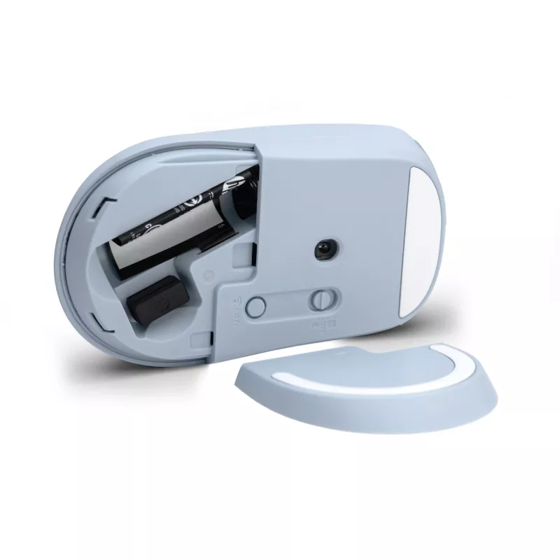 Mysz bezprzewodowa HP 400 Quiet Blue, oburęczna, RF + Bluetooth, 6000 DPI, niebieska