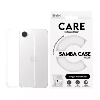 Cover PanzerGlass CARE by modne etui Samba Transparent iPhone 16e