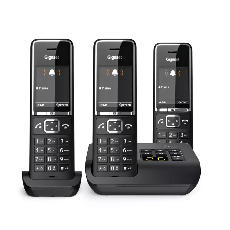 Telefon analogowy Gigaset COMFORT 550A bezprzewodowa słuchawka identyfikacja dzwoniącego