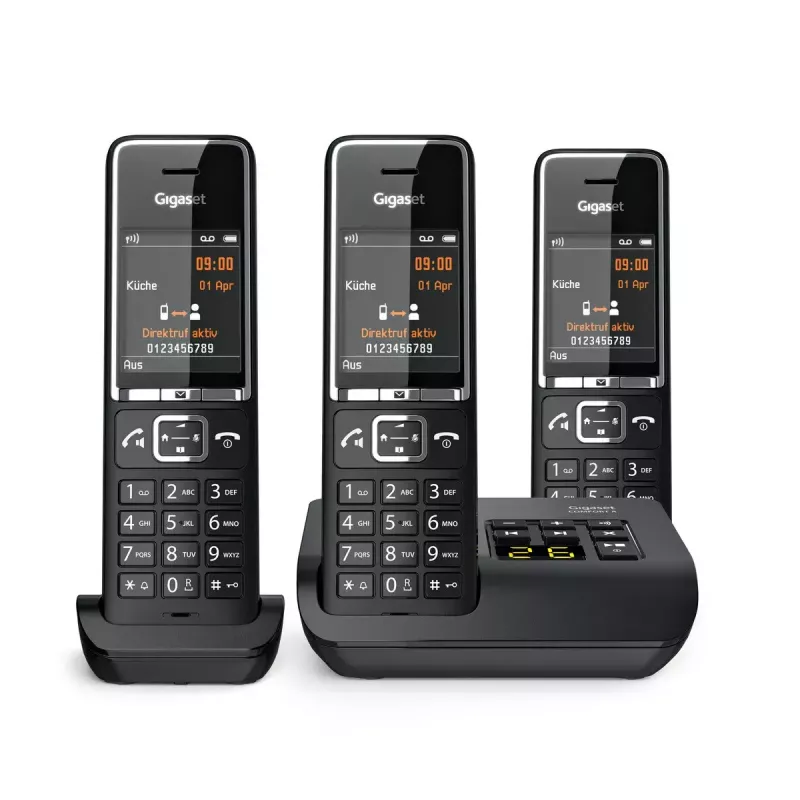 Telefon analogowy Gigaset COMFORT 550A bezprzewodowa słuchawka identyfikacja dzwoniącego