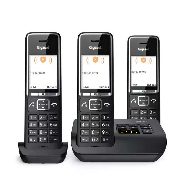 Telefon analogowy Gigaset COMFORT 550A bezprzewodowa słuchawka identyfikacja dzwoniącego