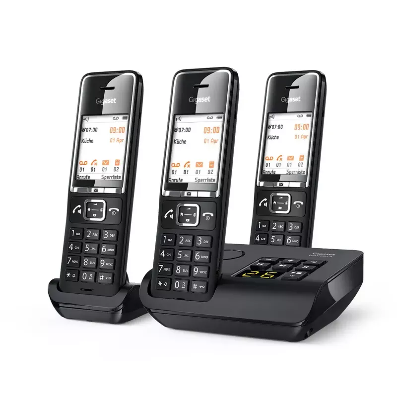 Telefon analogowy Gigaset COMFORT 550A bezprzewodowa słuchawka identyfikacja dzwoniącego