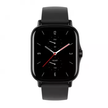 Amazfit GTS 2 4,19 cm (1,65 cala) AMOLED 43 mm Cyfrowy 348 x 442 pikseli Ekran dotykowy Czarny Wi-Fi GPS (satelitarny)