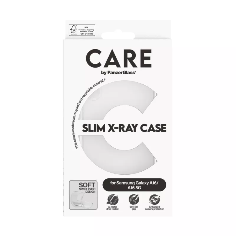 Cover PanzerGlass CARE by modne etui Transparent X-Ray Soft Basic Samsung A15 A15 5G