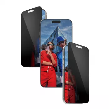 Osłona ekranu PanzerGlass 2-Way Privacy do iPhone 17 Pro Max — szkło hartowane, ultra-szerokie dopasowanie, EasyAligner